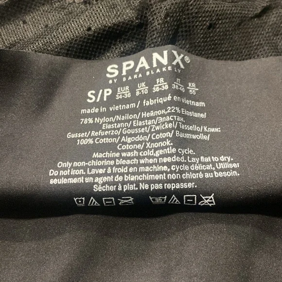 SPANX Set of 2 Undie-Tectable Lace Hi-Hipster Smooth Panties Black Small NWT - Picture 7 of 7